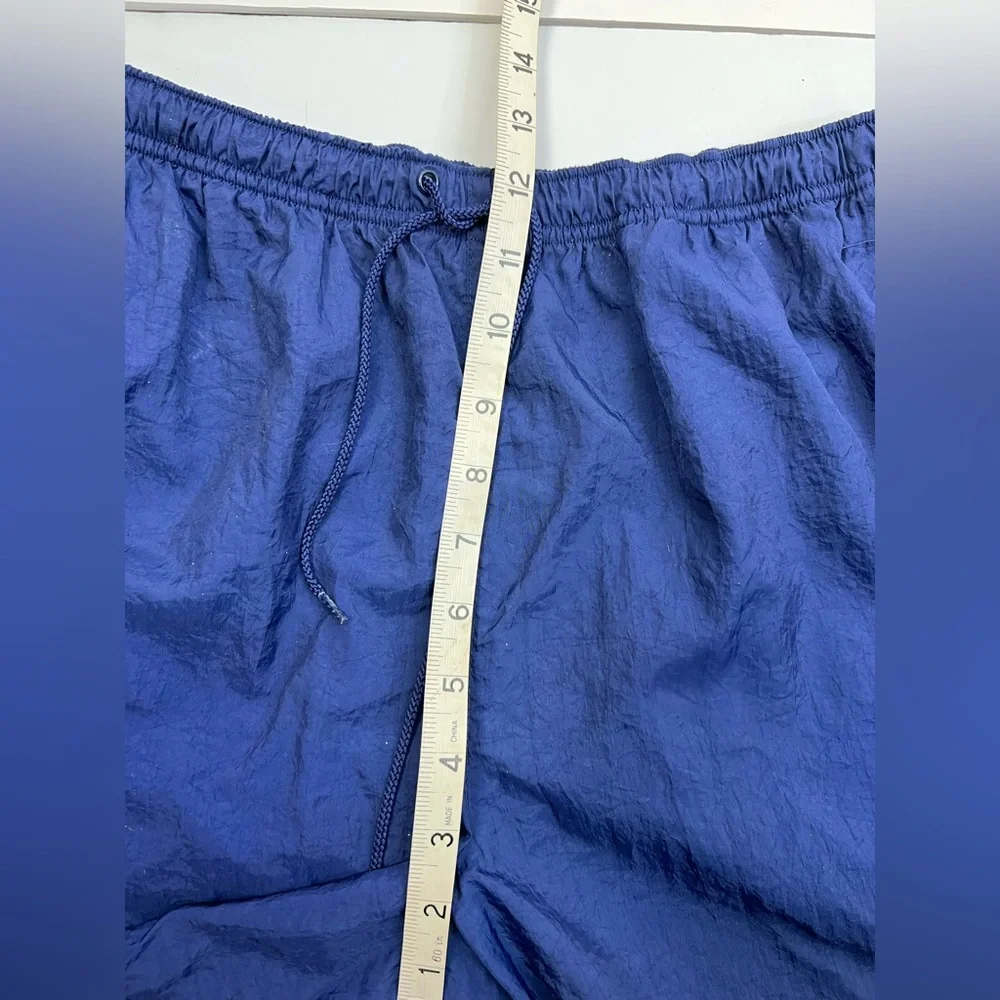 Vintage Nike 90s Men’s Swim Trunks Shorts Size Medium Blue